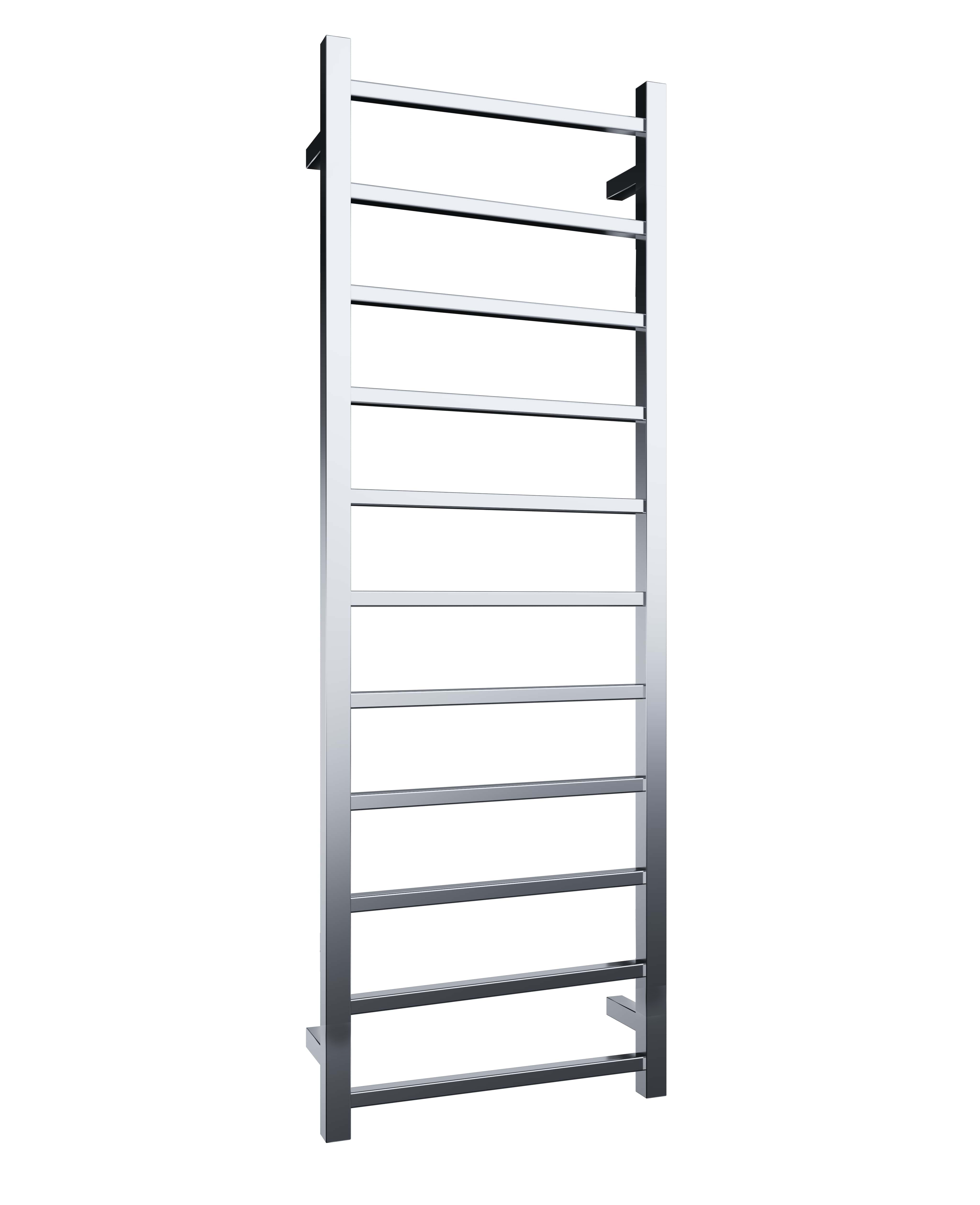 Quadro 11-Bar Heated Towel Rail - Chrome