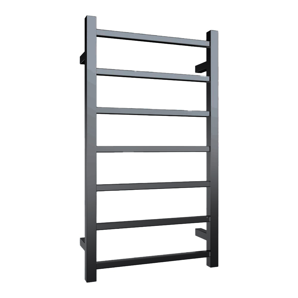 Matt black towel online rails